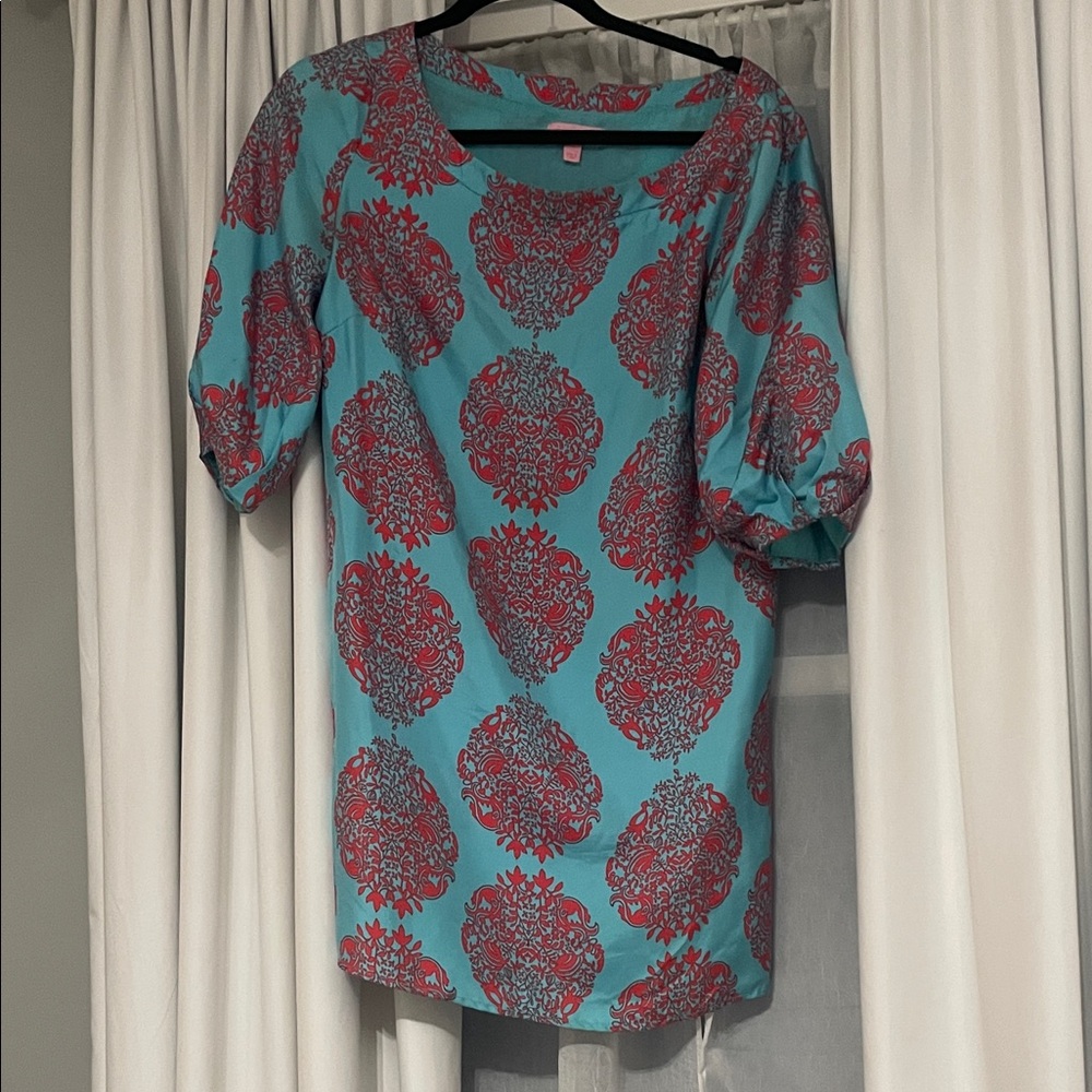 vintage silk Lilly Pulitzer sandpiper dress